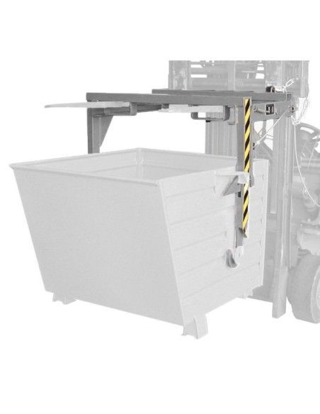 Tilting Container--Travelling for stackable dumplings, painted, gray mouse