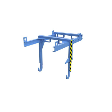 Tilting Container--Travelling for stackable, painted, light blue 2