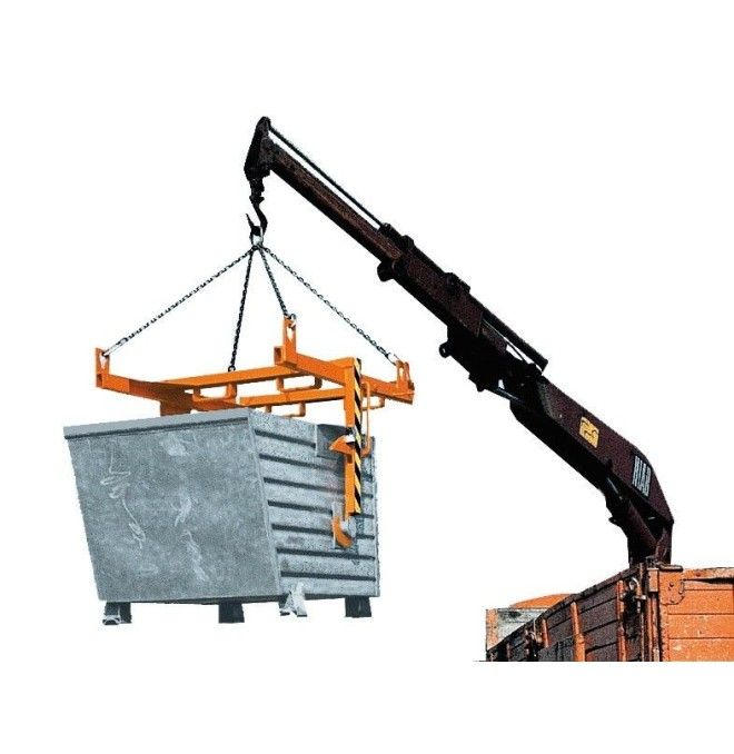Kippbehälter--Traveling für stapelbar, lackiert, hellblau