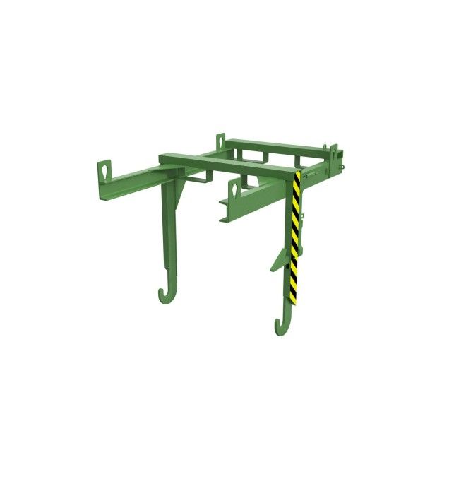 Bacs Basculants--Travelling pour empilable, peint, vert