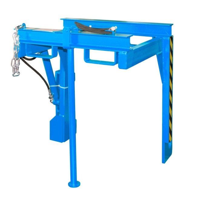 Tilting Container--Travelling for stackable, painted, light blue