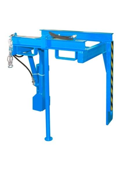 Tilting Container--Travelling for stackable, painted, light blue