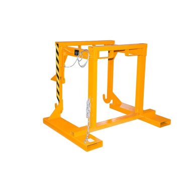 Tilting Container--Travelling for stackable dumplings, painted, orange yellow