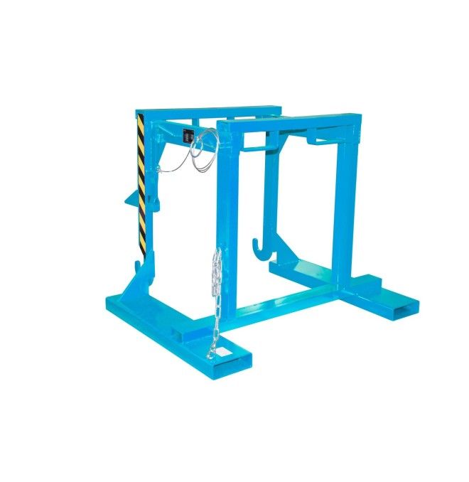 Tilting Container--Travelling for stackable, painted, light blue