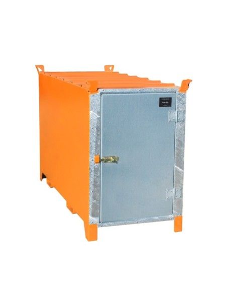 Armadi per materiali pericolosi-Case di tubi fluorescenti, verniciati, Arancione giallo