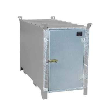 Hazardous material cabinets--Caja de tubes fluorescent, painted, gray mouse