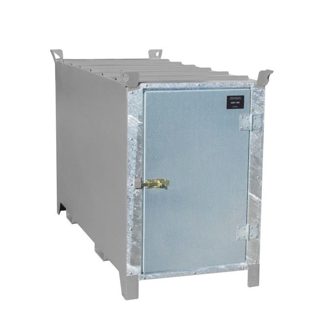 Armadi per materiali pericolosi--Caja de tubi fluorescenti, dipinto, topo grigio
