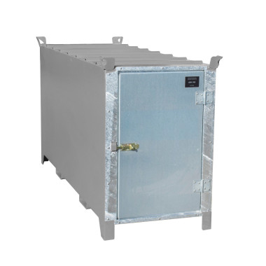 Hazardous material cabinets--Caja de tubes fluorescent, painted, gray mouse