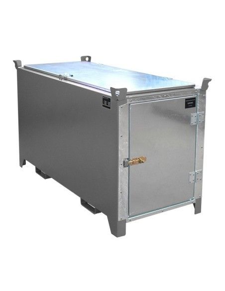 Armoires pour matières dangereuses--Caja de tubes fluorescents, peints, souris grise