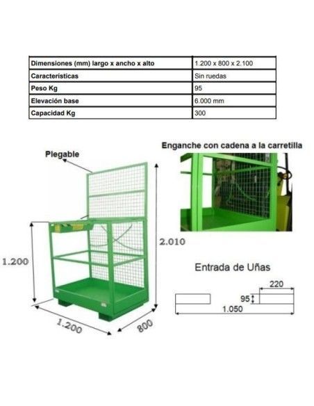 Piattaforme di Sicurezza--Gabbia Gente frontale sensibile