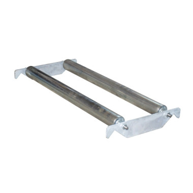 Plastic and Sheet Metal Drum--Swivel support with clip, galvanized