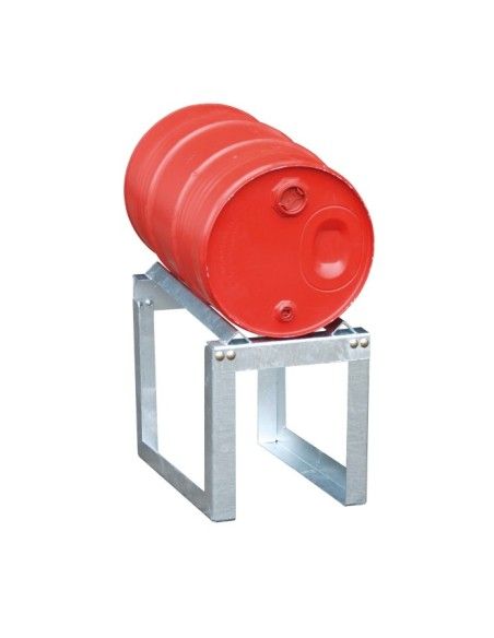 Plastic and Sheet Metal Drum--Support drum, hot galvanized