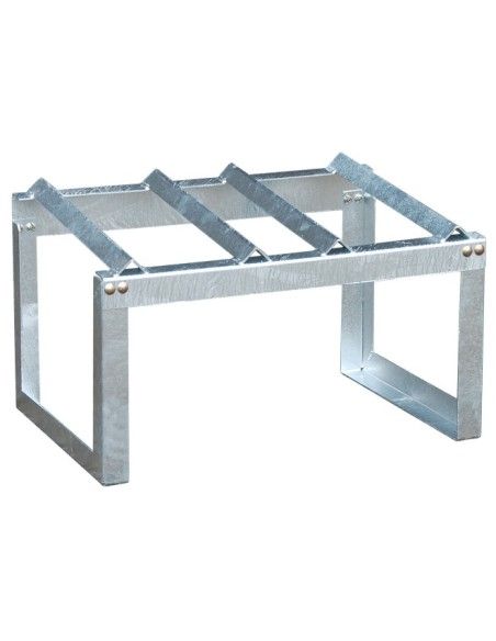 Plastic and Sheet Metal Drum--Support drum, hot galvanized