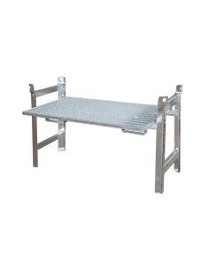 Cubetas de polietileno & metálicas--Estante para latas pequeñas, galvanizado en caliente