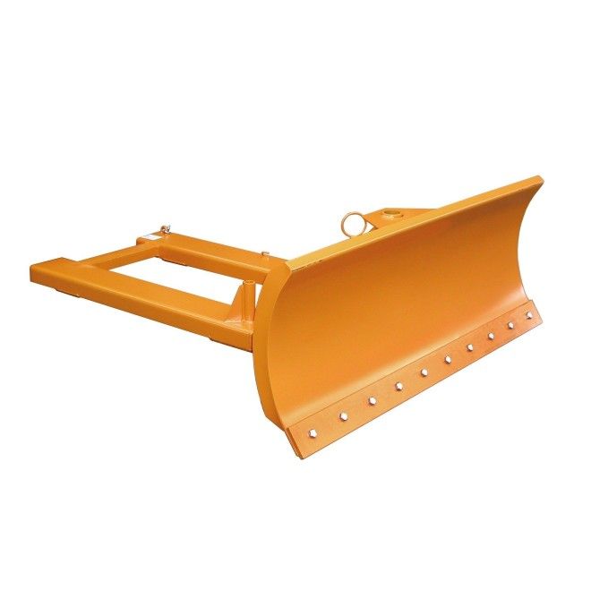 Sweepers and Brushes--Snowdozer, painted, orange yellow