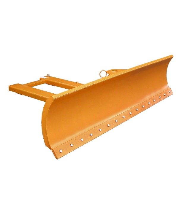 Spazzatrici e Spazzole--Snowdozer, dipinto, Arancione Giallo
