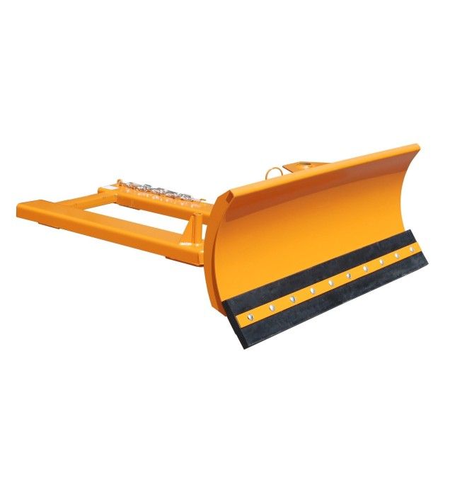 Balayeuses et Brosses--Snowdozer, peint, jaune orange