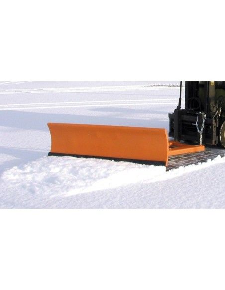 Balayeuses et Brosses--Snowdozer, peint, jaune orange