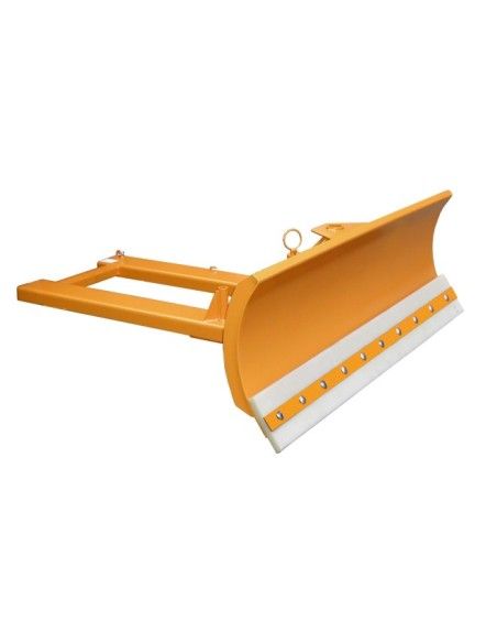 Spazzatrici e Spazzole--Snowdozer, dipinto, giallo arancio