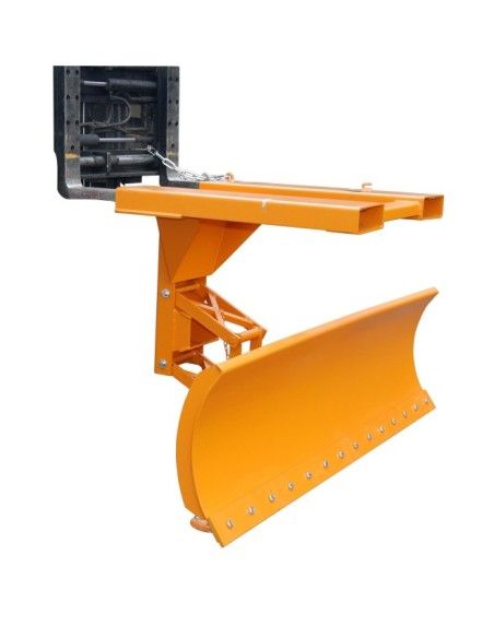 Sweepers and Brushes--Snow Plows, painted, Orange yellow