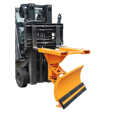 Kehrmaschinen und Bürsten--Schneepflug, lackiert, orange gelb
