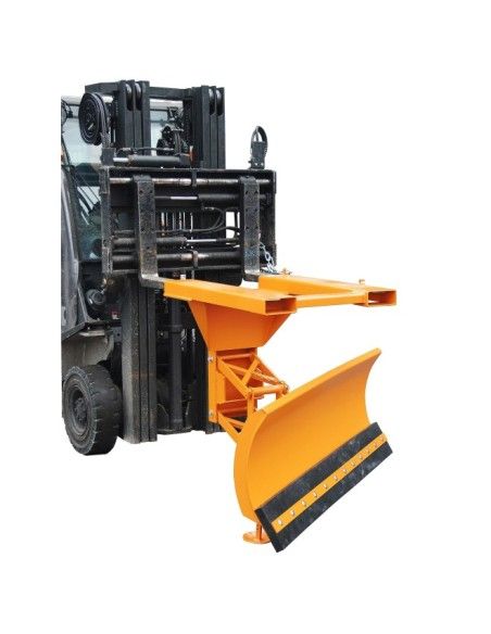 Kehrmaschinen und Bürsten--Schneepflug, lackiert, orange gelb