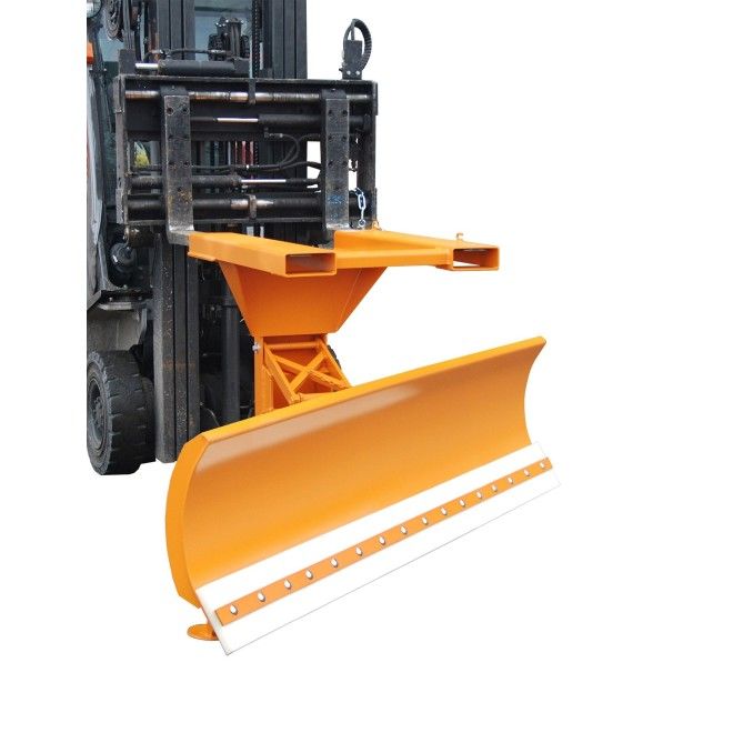 Sweepers and Brushes--Snow Plows, painted, Orange yellow