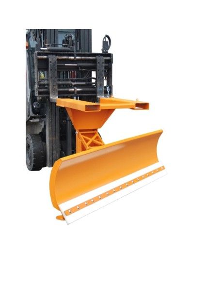 Kehrmaschinen und Bürsten--Schneepflug, lackiert, orange gelb