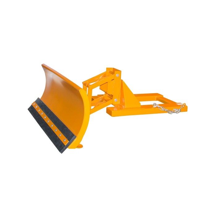 Kehrmaschinen und Bürsten--Schneepflug, lackiert, orange gelb