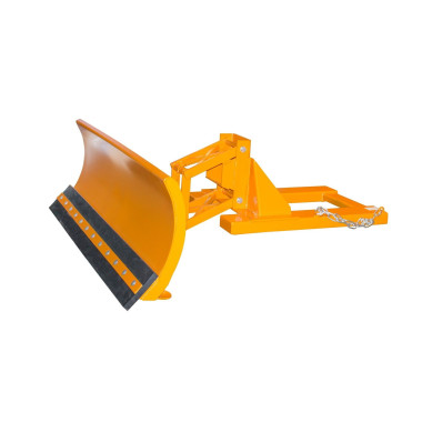 Sweepers and Brushes--Snow Plows, painted, orange yellow
