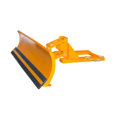 Kehrmaschinen und Bürsten--Schneepflug, lackiert, orange gelb
