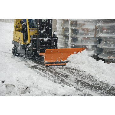 Balayeuses et Brosses--Snowdozer, peint, jaune orange 2
