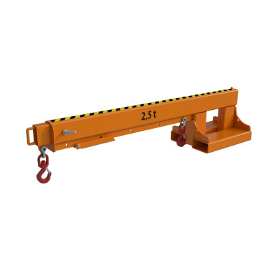Grues et Crochets Pour Camions-Brazo Grue Extensible, peint, jaune orange 2