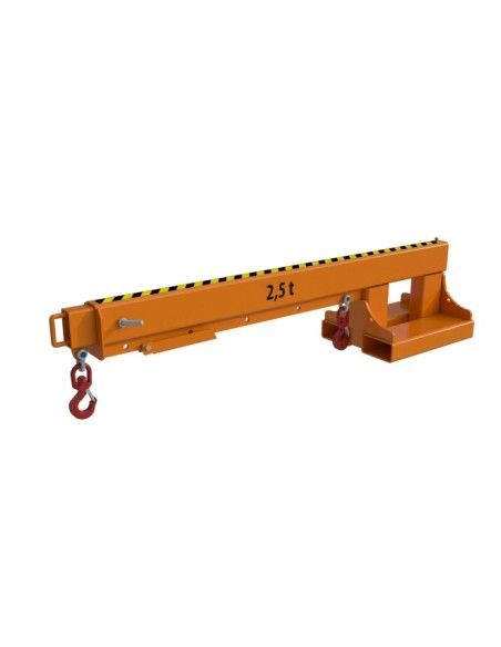 Grues et Crochets Pour Camions-Brazo Grue Extensible, peint, jaune orange