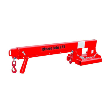 Cranes and Forklift Hooks-Brazo Crane Extensible, painted, Red Fire