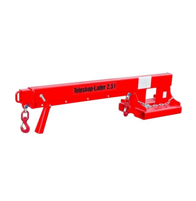 Grues et Crochets Pour Camions-Brazo Grue Extensible, peint, Feu Rouge
