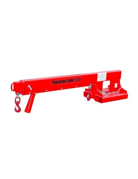 Guindastes e Ganchos para Caminhões-Brazo Guindaste Extensível, pintado, fogo vermelho