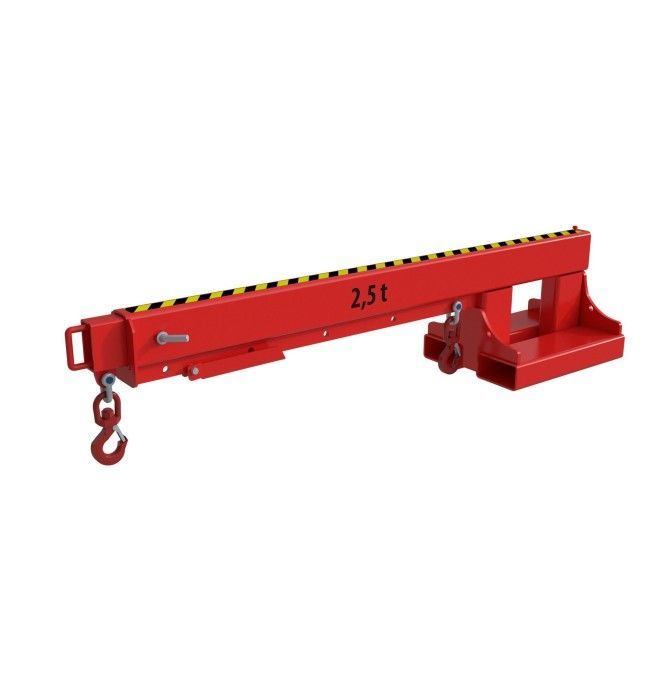 Krane und Lkw-Haken-Brazo Kran Erweiterbar, lackiert, Rotes Feuer