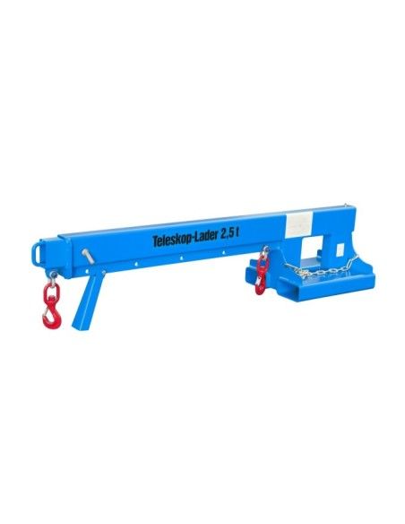 Grues et Crochets Pour Camions-Brazo Grue Extensible, peint, bleu clair