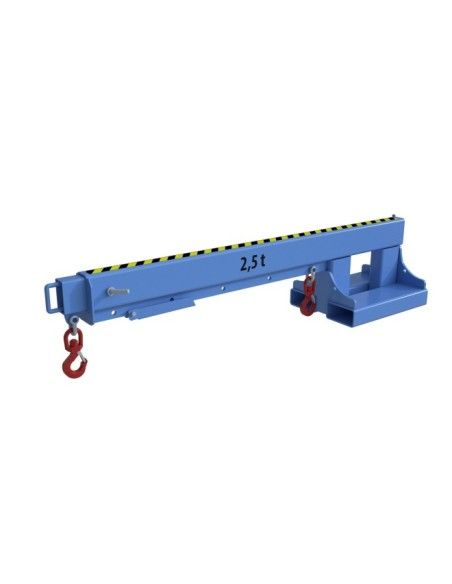 Guindastes e Ganchos para Caminhões-Brazo Guindaste Extensível, pintado, azul claro