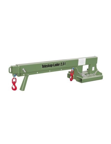 Grues et Crochets Pour Camions-Brazo Grue Extensible, peint, vert