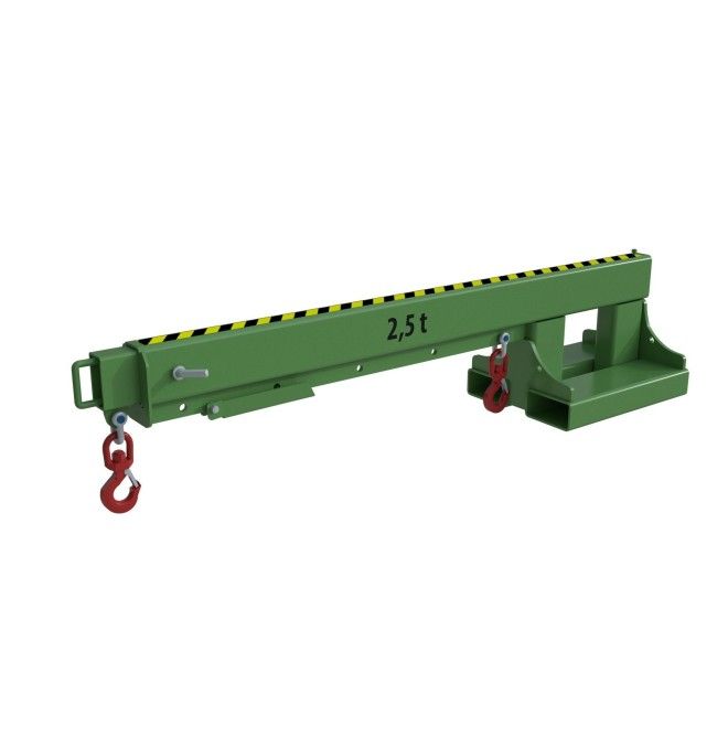 Krane und Lkw-Haken-Brazo Kran Erweiterbar, lackiert, grün