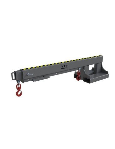 Guindastes e Ganchos para Caminhões-Brazo guindaste extensível, pintado, rato cinza
