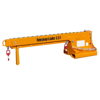 Grues et Crochets Pour Camions-Brazo Grue Extensible, peint, jaune orange