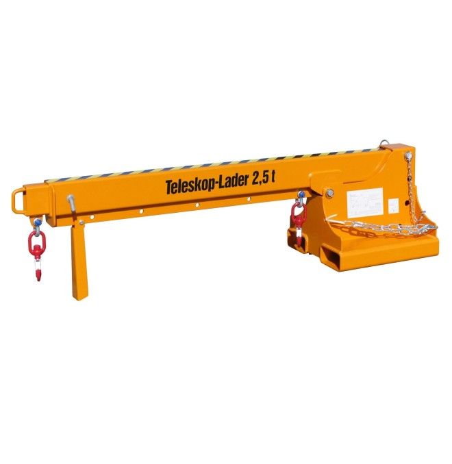 Krane und Lkw-Haken-Brazo Kran Erweiterbar, lackiert, Orange Gelb