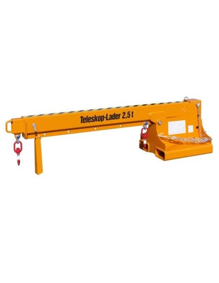 Krane und Lkw-Haken-Brazo Kran Erweiterbar, lackiert, Orange Gelb