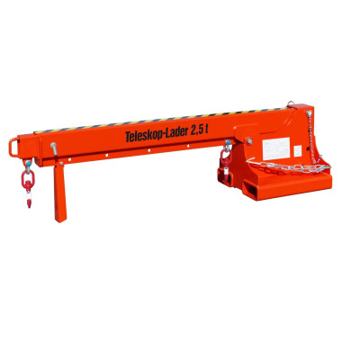 Guindastes e Ganchos para Caminhões-Brazo Guindaste Extensível, pintado, fogo vermelho