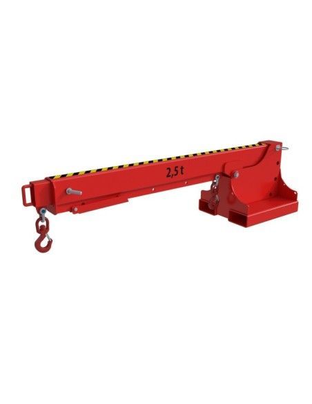 Grues et Crochets Pour Camions-Brazo Grue Extensible, peint, Feu Rouge