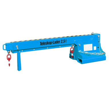 Cranes and Forklift Hooks-Brazo Crane Extensible, painted, Light Blue