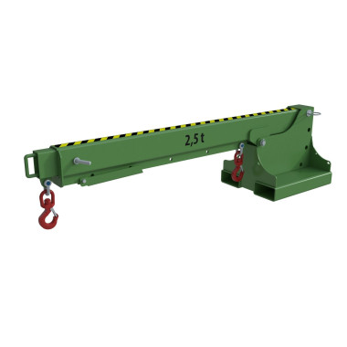 Guindastes e Ganchos para Caminhões-Brazo Guindaste Extensível, pintado, verde 2